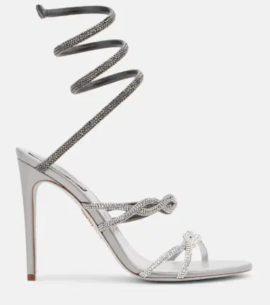 René Caovilla Cleo embellished satin sandals | Thumbnail 4 René Caovilla Cleo embellished satin sandals | Thumbnail 4
