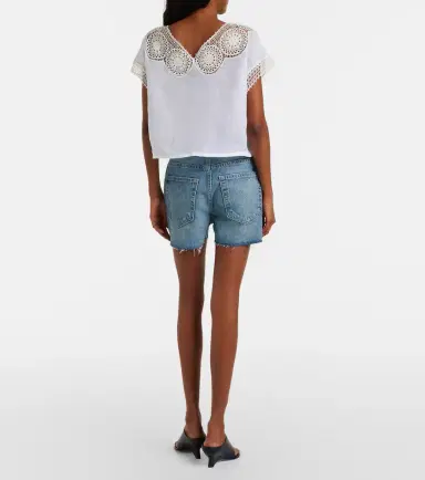 Nili Lotan Cobain denim shorts | Thumbnail 5 Nili Lotan Cobain denim shorts | Thumbnail 5