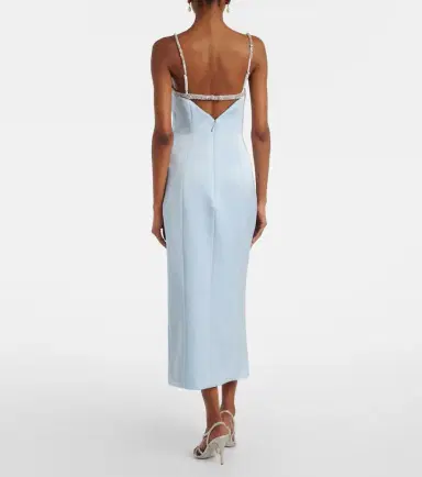 Rachel Gilbert Celestia crêpe satin cocktail dress | Thumbnail 5 Rachel Gilbert Celestia crêpe satin cocktail dress | Thumbnail 5