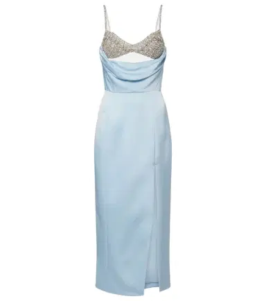 Rachel Gilbert Celestia crêpe satin cocktail dress | Thumbnail 1 Rachel Gilbert Celestia crêpe satin cocktail dress | Thumbnail 1