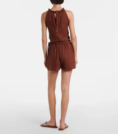ViX Paula Hermanny Janet linen-blend shorts | Thumbnail 2 ViX Paula Hermanny Janet linen-blend shorts | Thumbnail 2