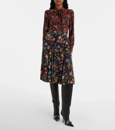 Gucci Bow-detail floral silk blouse | Thumbnail 5 Gucci Bow-detail floral silk blouse | Thumbnail 5