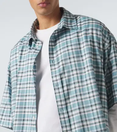 Acne Studios Plaid oversized flannel shirt | Thumbnail 6 Acne Studios Plaid oversized flannel shirt | Thumbnail 6