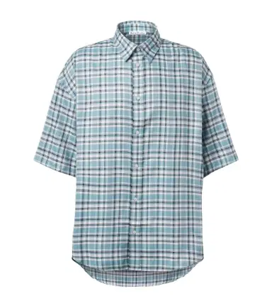 Acne Studios Plaid oversized flannel shirt | Thumbnail 1 Acne Studios Plaid oversized flannel shirt | Thumbnail 1