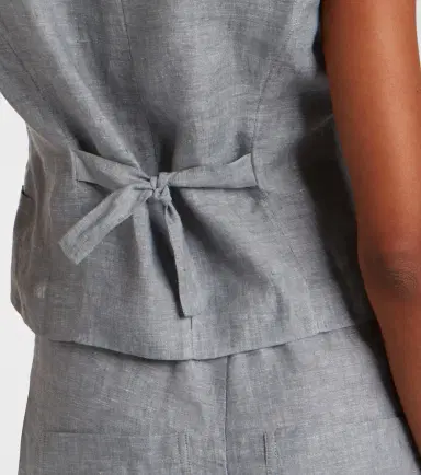 Eres Créatif linen vest | Thumbnail 2 Eres Créatif linen vest | Thumbnail 2