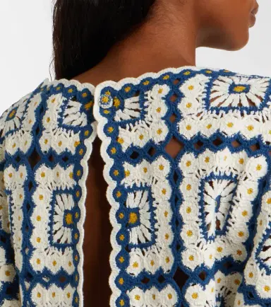 ALÉMAIS Alémais Dolly crochet cotton romper | Thumbnail 4 ALÉMAIS Alémais Dolly crochet cotton romper | Thumbnail 4
