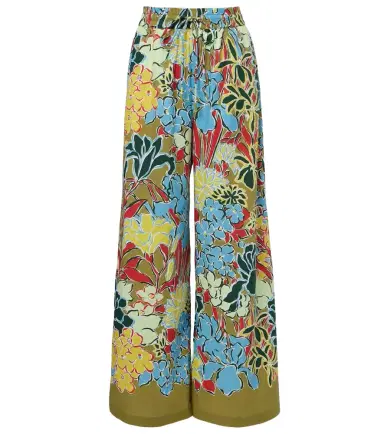 ALÉMAIS Alémais Solstice cotton-blend wide-leg pants | Thumbnail 1 ALÉMAIS Alémais Solstice cotton-blend wide-leg pants | Thumbnail 1