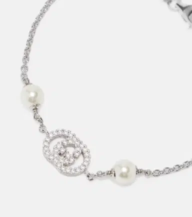 Gucci Interlocking G embellished chain bracelet | Thumbnail 2 Gucci Interlocking G embellished chain bracelet | Thumbnail 2