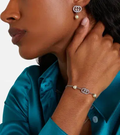 Gucci Interlocking G embellished chain bracelet | Thumbnail 5 Gucci Interlocking G embellished chain bracelet | Thumbnail 5