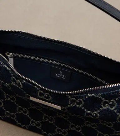 Gucci Lady Lunetta Small GG denim shoulder bag | Thumbnail 2 Gucci Lady Lunetta Small GG denim shoulder bag | Thumbnail 2