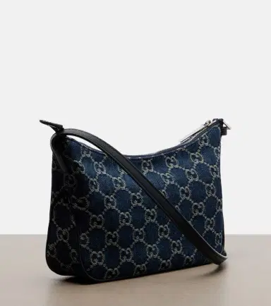 Gucci Lady Lunetta Small GG denim shoulder bag | Thumbnail 4 Gucci Lady Lunetta Small GG denim shoulder bag | Thumbnail 4