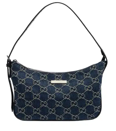 Gucci Lady Lunetta Small GG denim shoulder bag | Thumbnail 1 Gucci Lady Lunetta Small GG denim shoulder bag | Thumbnail 1