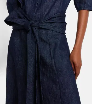 Gabriela Hearst Zivan cotton and linen denim midi skirt | Thumbnail 5 Gabriela Hearst Zivan cotton and linen denim midi skirt | Thumbnail 5