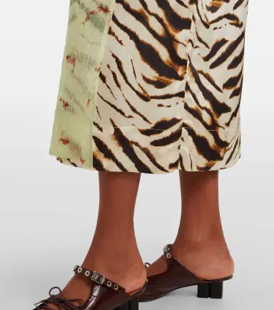 Ganni Printed organza wrap skirt | Thumbnail 5 Ganni Printed organza wrap skirt | Thumbnail 5