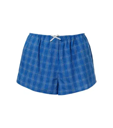 Faithfull Leya plaid cotton shorts | Thumbnail 1 Faithfull Leya plaid cotton shorts | Thumbnail 1