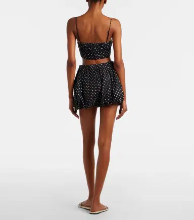 Faithfull Lucia polka-dot linen shorts | Thumbnail 3 Faithfull Lucia polka-dot linen shorts | Thumbnail 3