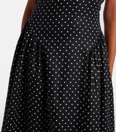 Faithfull La Cala polka-dot halterneck linen midi dress | Thumbnail 2 Faithfull La Cala polka-dot halterneck linen midi dress | Thumbnail 2