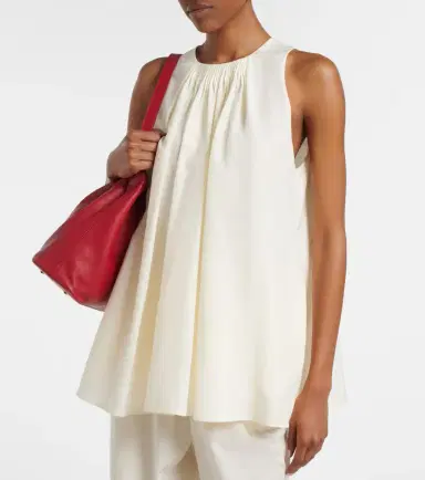 Loulou de Saison Liao cotton and silk top | Thumbnail 2 Loulou de Saison Liao cotton and silk top | Thumbnail 2