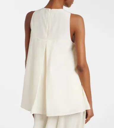 Loulou de Saison Liao cotton and silk top | Thumbnail 6 Loulou de Saison Liao cotton and silk top | Thumbnail 6