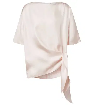 Loulou de Saison Mano silk satin top | Thumbnail 1 Loulou de Saison Mano silk satin top | Thumbnail 1