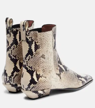 Paris Texas Bettina snake-print ankle boots | Thumbnail 2 Paris Texas Bettina snake-print ankle boots | Thumbnail 2