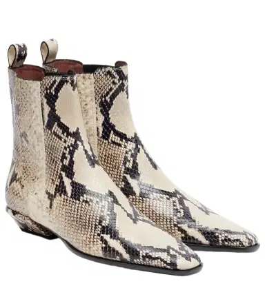 Paris Texas Bettina snake-print ankle boots | Thumbnail 1 Paris Texas Bettina snake-print ankle boots | Thumbnail 1