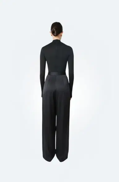 Lapointe Satin Draped Relaxed Pant | Thumbnail 2 Lapointe Satin Draped Relaxed Pant | Thumbnail 2