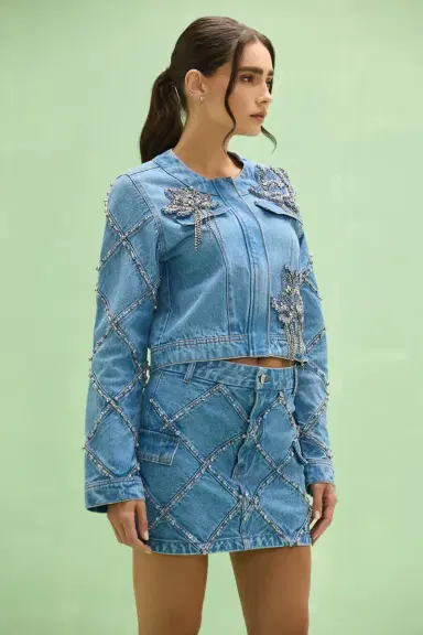 PatBo MARINA DENIM JACKET | Thumbnail 4 PatBo MARINA DENIM JACKET | Thumbnail 4