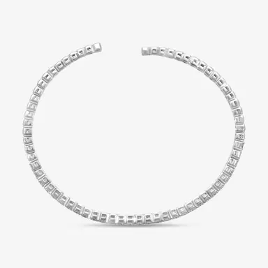 Mémoire Mémoire 18K White Gold Diamond Flexible Bangle Bracelet by The Solist | Thumbnail 2 Mémoire Mémoire 18K White Gold Diamond Flexible Bangle Bracelet by The Solist | Thumbnail 2