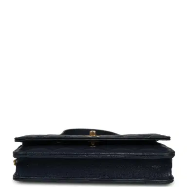 Chanel Chanel "Twist Your Buttons" Wallet On Chain WOC Navy Blue Shiny Caviar Antique Gold Hardware | Thumbnail 6 Chanel Chanel "Twist Your Buttons" Wallet On Chain WOC Navy Blue Shiny Caviar Antique Gold Hardware | Thumbnail 6