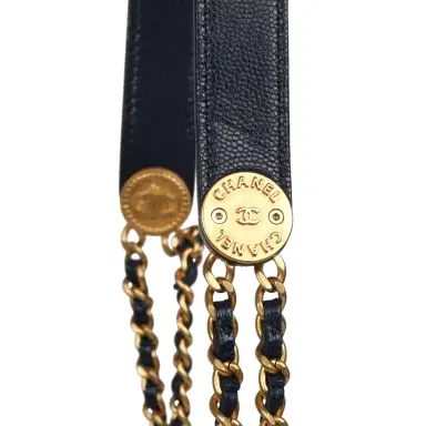Chanel Chanel "Twist Your Buttons" Wallet On Chain WOC Navy Blue Shiny Caviar Antique Gold Hardware | Thumbnail 9 Chanel Chanel "Twist Your Buttons" Wallet On Chain WOC Navy Blue Shiny Caviar Antique Gold Hardware | Thumbnail 9