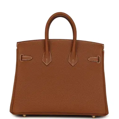 HERMÈS Hermes Birkin 25 Gold Togo Gold Hardware | Thumbnail 4 HERMÈS Hermes Birkin 25 Gold Togo Gold Hardware | Thumbnail 4