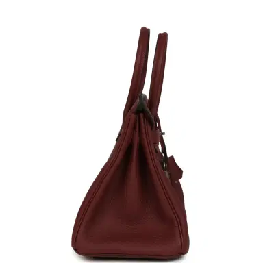 HERMÈS Hermes Birkin 30 Rouge H Togo Palladium Hardware | Thumbnail 3 HERMÈS Hermes Birkin 30 Rouge H Togo Palladium Hardware | Thumbnail 3