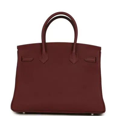 HERMÈS Hermes Birkin 30 Rouge H Togo Palladium Hardware | Thumbnail 4 HERMÈS Hermes Birkin 30 Rouge H Togo Palladium Hardware | Thumbnail 4