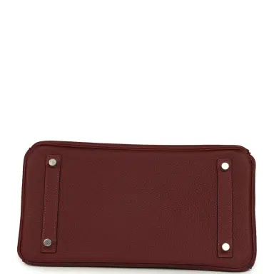 HERMÈS Hermes Birkin 30 Rouge H Togo Palladium Hardware | Thumbnail 6 HERMÈS Hermes Birkin 30 Rouge H Togo Palladium Hardware | Thumbnail 6