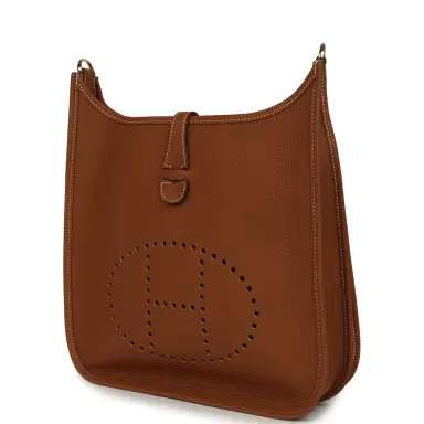 HERMÈS Hermes Evelyne III PM Gold Clemence Gold Hardware | Thumbnail 3 HERMÈS Hermes Evelyne III PM Gold Clemence Gold Hardware | Thumbnail 3