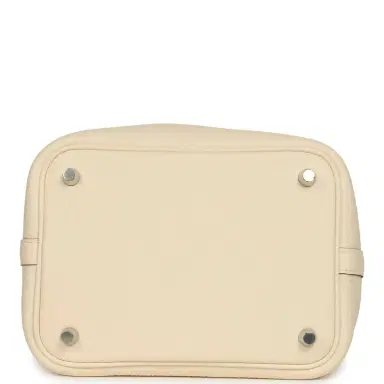 HERMÈS Hermes Picotin Lock 18 Nata Clemence Palladium Hardware | Thumbnail 6 HERMÈS Hermes Picotin Lock 18 Nata Clemence Palladium Hardware | Thumbnail 6