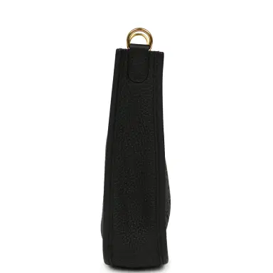 HERMÈS Pre-owned Hermes Evelyne TPM Black Clemence Gold Hardware | Thumbnail 3 HERMÈS Pre-owned Hermes Evelyne TPM Black Clemence Gold Hardware | Thumbnail 3