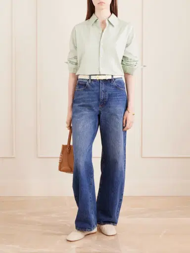 Frame The Bow High-rise Wide-leg Jeans | Thumbnail 2 Frame The Bow High-rise Wide-leg Jeans | Thumbnail 2
