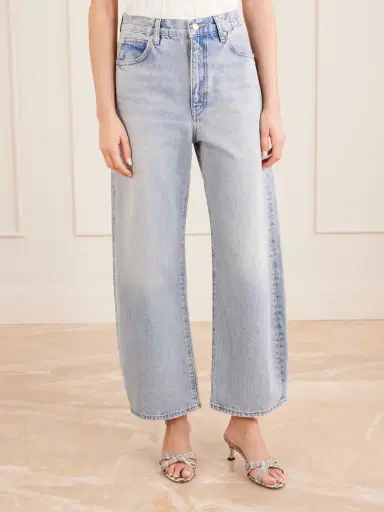 Frame The Bow Crop High-rise Wide-leg Jeans | Thumbnail 3 Frame The Bow Crop High-rise Wide-leg Jeans | Thumbnail 3