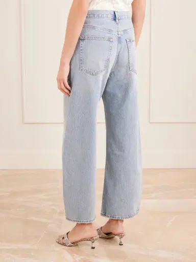 Frame The Bow Crop High-rise Wide-leg Jeans | Thumbnail 4 Frame The Bow Crop High-rise Wide-leg Jeans | Thumbnail 4