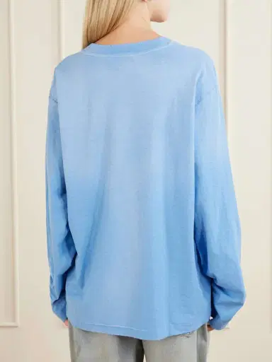 Acne Studios Printed Hemp And Cotton-blend Jersey T-shirt | Thumbnail 4 Acne Studios Printed Hemp And Cotton-blend Jersey T-shirt | Thumbnail 4