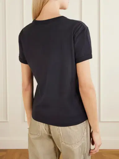 Acne Studios Etza College Printed Cotton-jersey T-shirt | Thumbnail 4 Acne Studios Etza College Printed Cotton-jersey T-shirt | Thumbnail 4