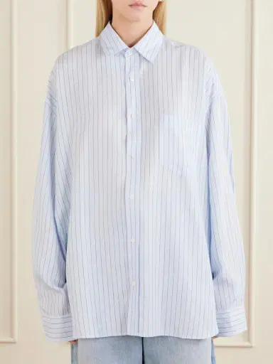 Acne Studios Soffia Striped Woven Shirt | Thumbnail 3 Acne Studios Soffia Striped Woven Shirt | Thumbnail 3