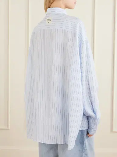 Acne Studios Soffia Striped Woven Shirt | Thumbnail 4 Acne Studios Soffia Striped Woven Shirt | Thumbnail 4