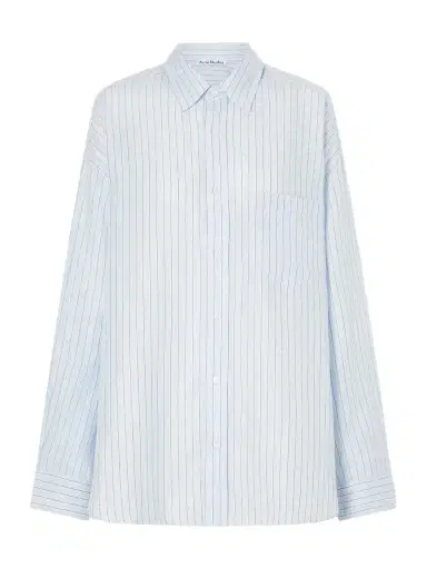 Acne Studios Soffia Striped Woven Shirt | Thumbnail 1 Acne Studios Soffia Striped Woven Shirt | Thumbnail 1