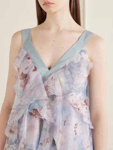 Aje Athena Floral-print Organza Mini Dress | Thumbnail 4 Aje Athena Floral-print Organza Mini Dress | Thumbnail 4