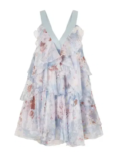 Aje Athena Floral-print Organza Mini Dress | Thumbnail 1 Aje Athena Floral-print Organza Mini Dress | Thumbnail 1