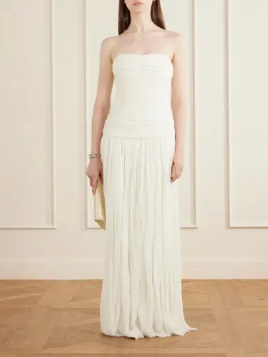 Simkhai Danielle Crinkled Bustier Gown | Thumbnail 2 Simkhai Danielle Crinkled Bustier Gown | Thumbnail 2