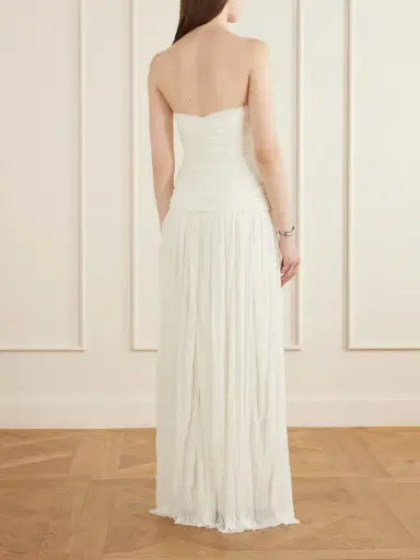 Simkhai Danielle Crinkled Bustier Gown | Thumbnail 3 Simkhai Danielle Crinkled Bustier Gown | Thumbnail 3